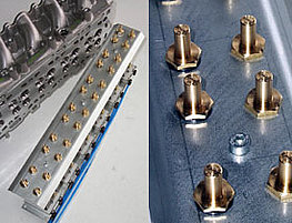 Ready-to-install device for oiling valve seats